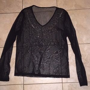 Sheer swimsuit cover-up⛱